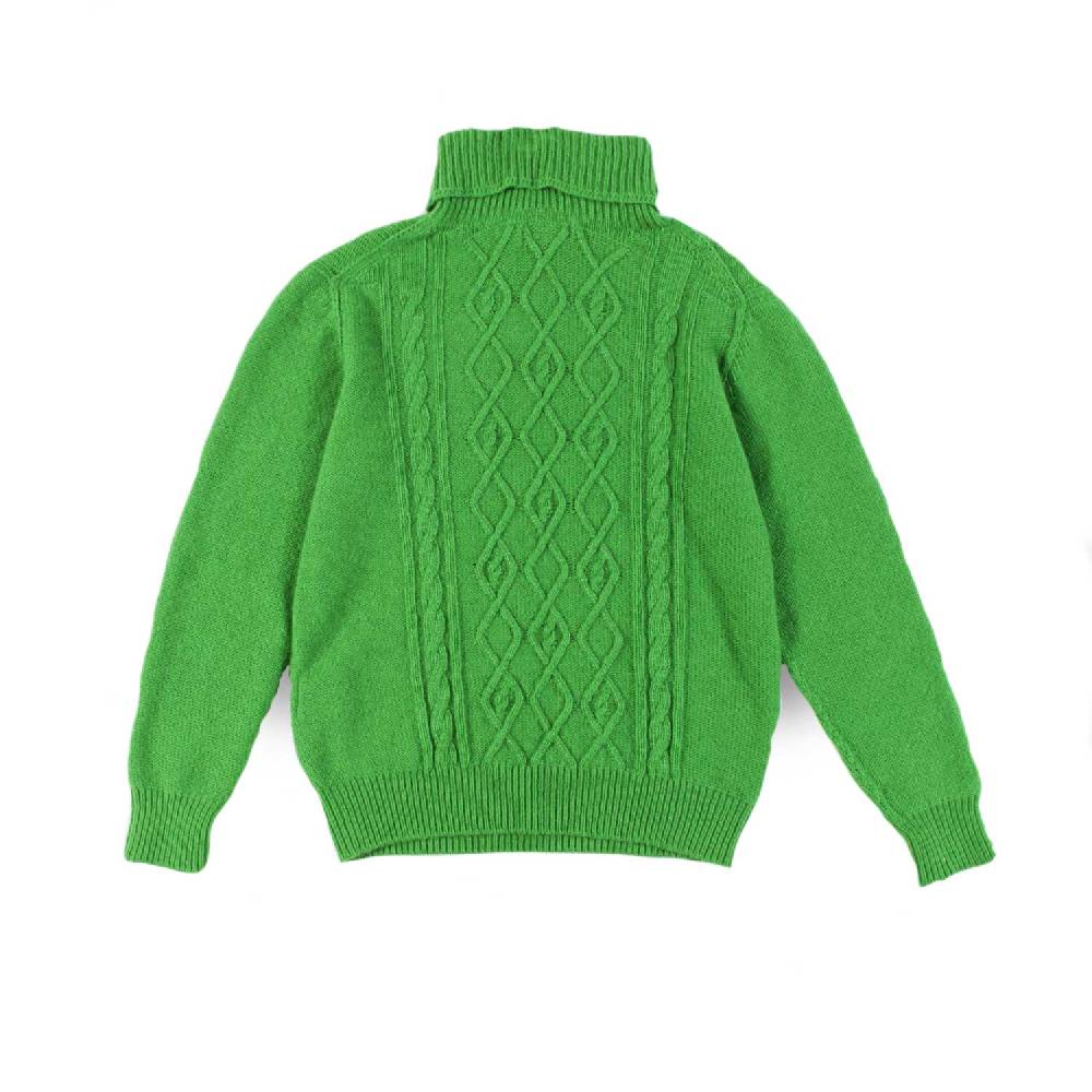 Nupkeet Pullover Collo Alto Verde – Osiglia Prezzo basso