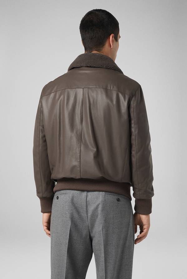 Pal Zileri Bomber in pelle modello Aviator Vendita