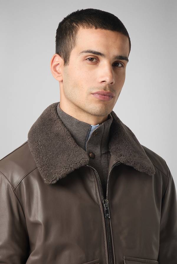 Pal Zileri Bomber in pelle modello Aviator Vendita