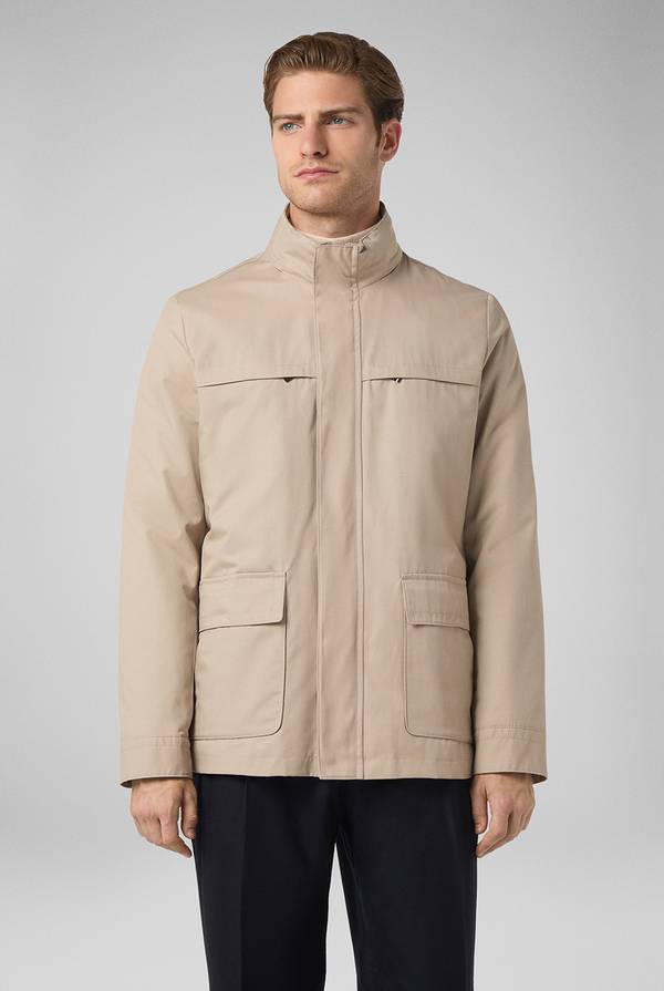 Pal Zileri Oyster Field Jacket in cotone tecnico idro repellente Consegna Veloce