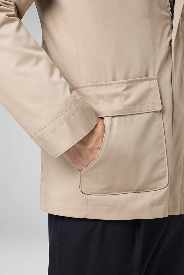 Pal Zileri Oyster Field Jacket in cotone tecnico idro repellente Consegna Veloce