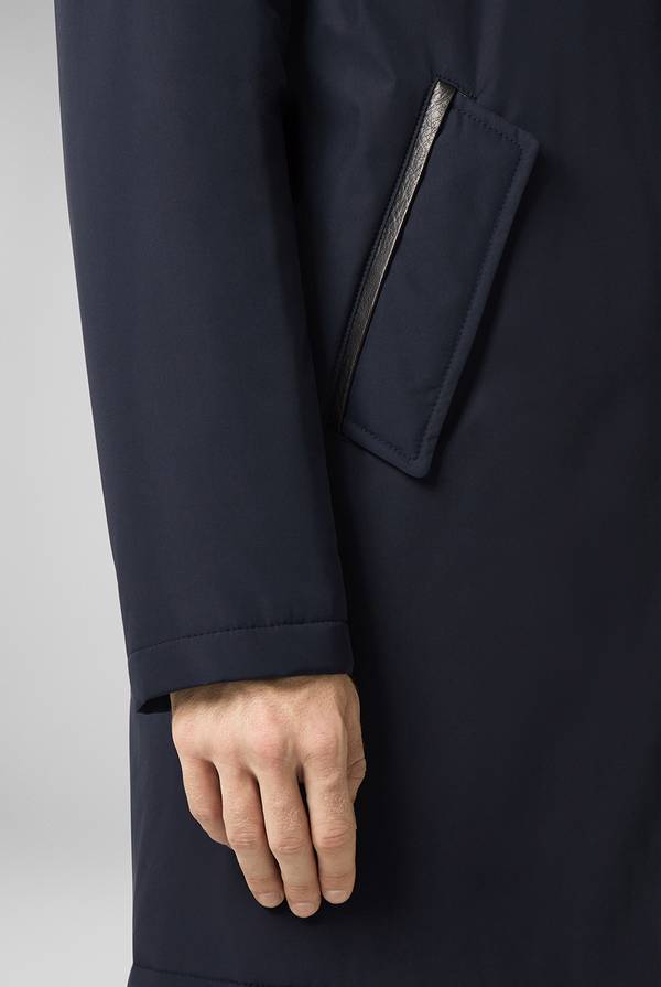 Pal Zileri Car coat in tessuto tecnico Sconto