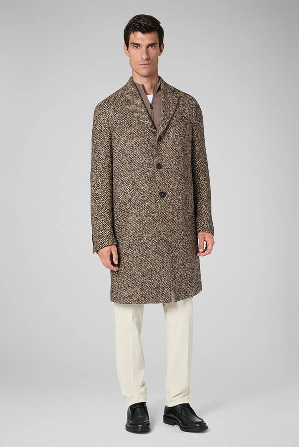 Pal Zileri Cappotto in bouclè, seta e mohair Economico