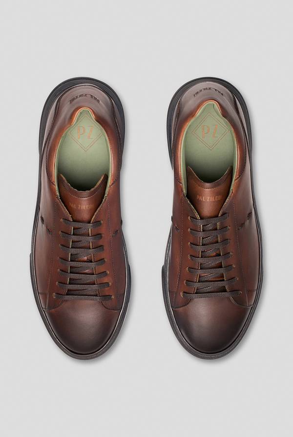 Pal Zileri Sneakers in pelle e camoscio Nuova