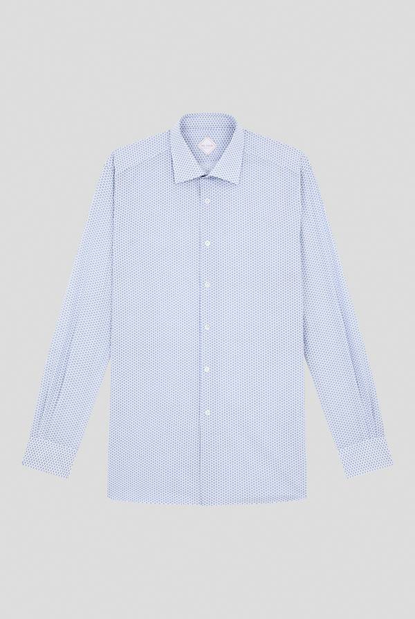 Pal Zileri Camicia in puro cotone con stampa circolare