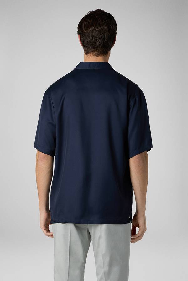 Pal Zileri Camicia bowling blu navy Affare Del Giorno