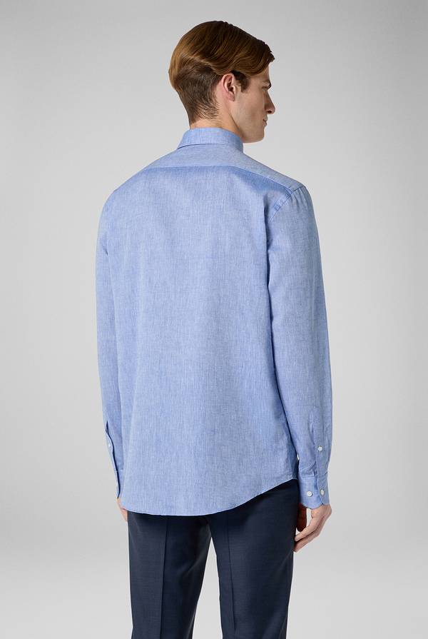 Pal Zileri Camicia in lino e cotone Prezzo Ridotto