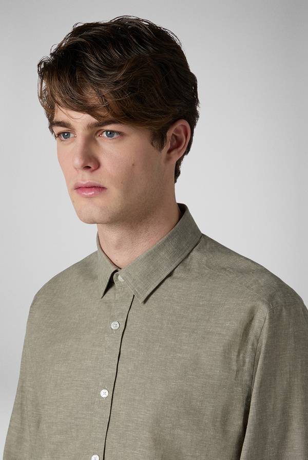 Pal Zileri Camicia in lino e cotone Sottocosto
