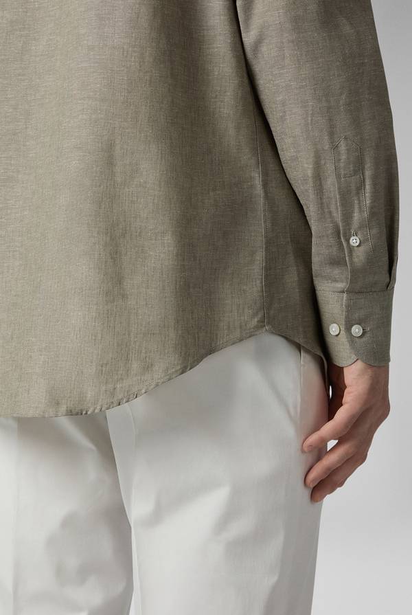 Pal Zileri Camicia in lino e cotone Sottocosto