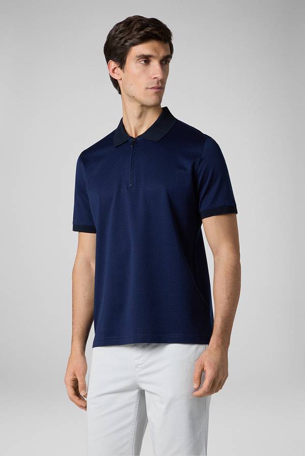Pal Zileri Polo a zip in cotone mercerizzato Novità