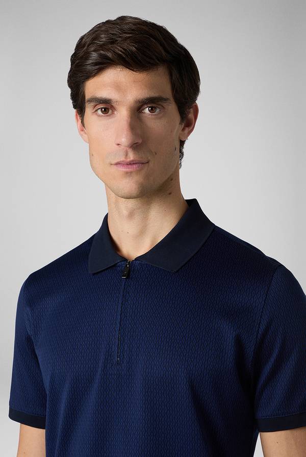 Pal Zileri Polo a zip in cotone mercerizzato Novità