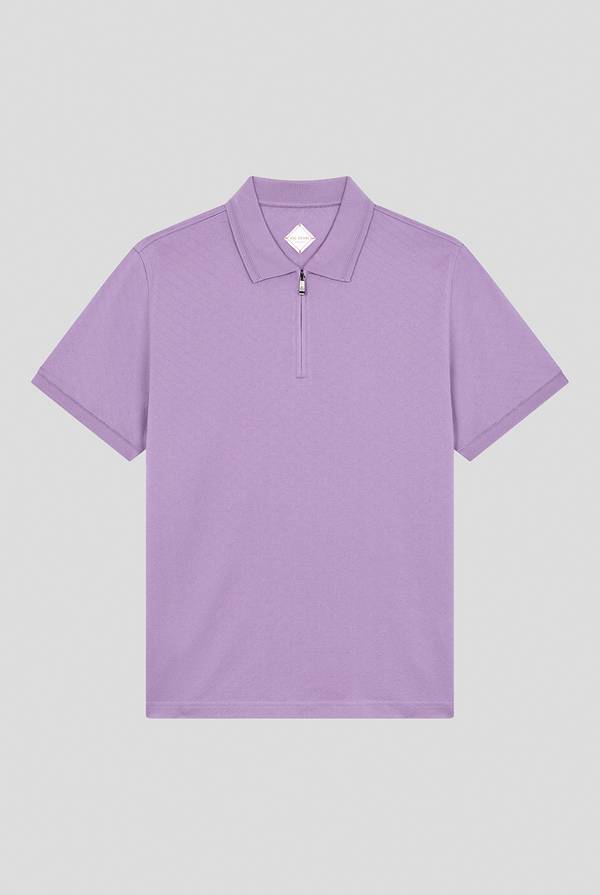 Pal Zileri Polo con monogramma allover