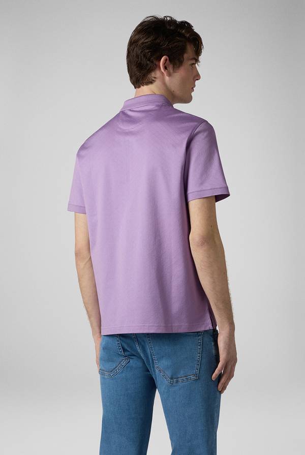 Pal Zileri Polo con monogramma allover Presa