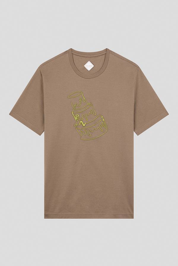 Pal Zileri Tshirt con lavorazione a ricami