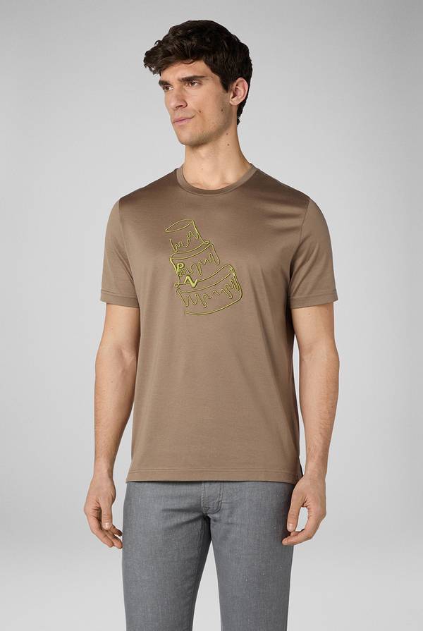Pal Zileri Tshirt con lavorazione a ricami Offerta