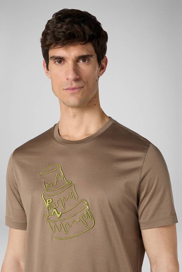 Pal Zileri Tshirt con lavorazione a ricami Offerta
