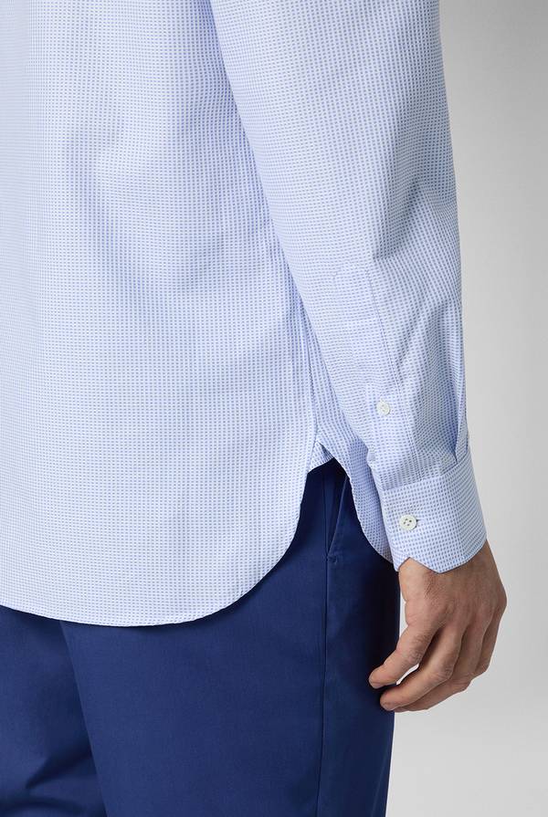 Pal Zileri Camicia in puro cotone jacquard Outlet