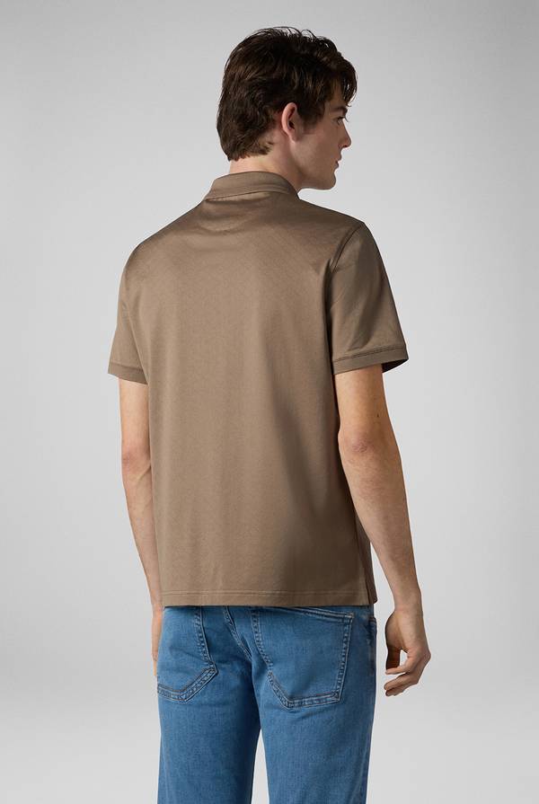 Pal Zileri Polo con monogramma allover Offerte
