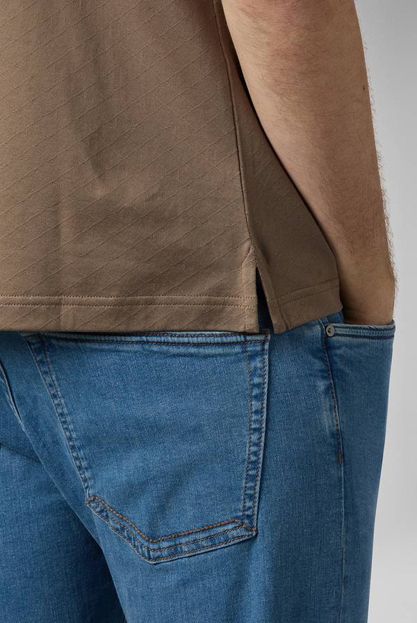 Pal Zileri Polo con monogramma allover Offerte