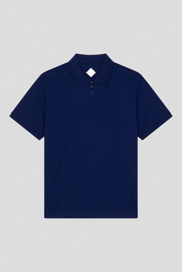 Pal Zileri Polo con monogramma allover