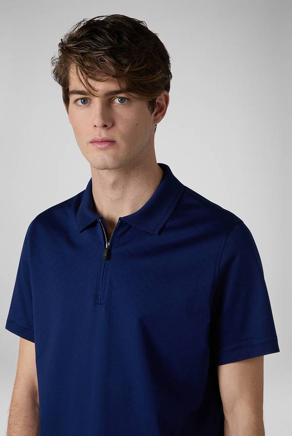Pal Zileri Polo con monogramma allover Hotsell