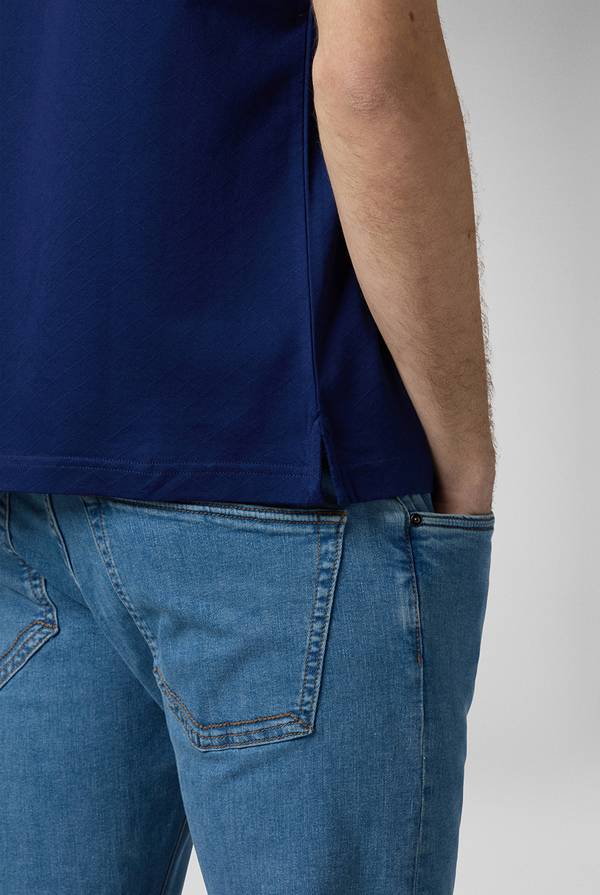 Pal Zileri Polo con monogramma allover Hotsell