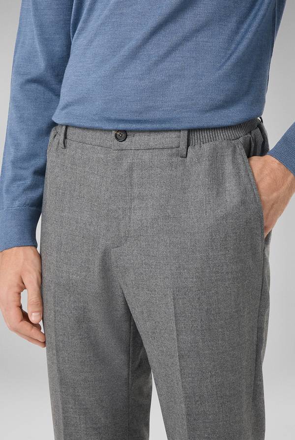 Pal Zileri Pantaloni in lana stretch con banda elastica Prezzo Ridotto