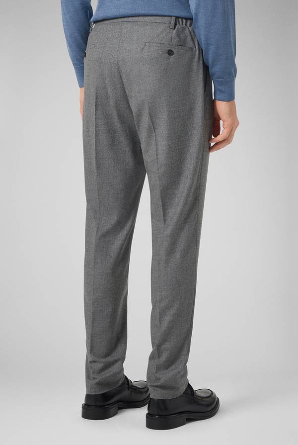Pal Zileri Pantaloni in lana stretch con banda elastica Prezzo Ridotto