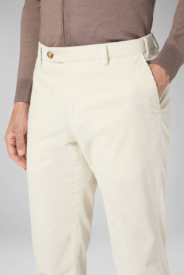 Pal Zileri Pantaloni in velluto corduroy e lana Sottocosto