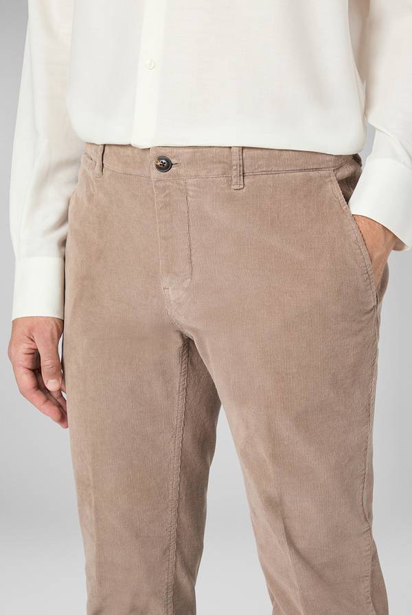 Pal Zileri Pantaloni chino tinti in capo in cotone corduroy Online