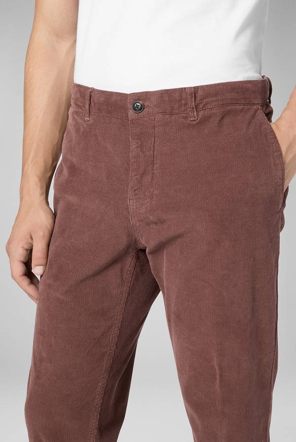 Pal Zileri Pantaloni chino tinti in capo in cotone corduroy Outlet
