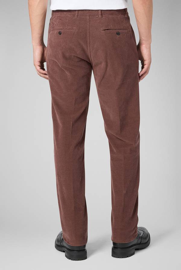 Pal Zileri Pantaloni chino tinti in capo in cotone corduroy Outlet