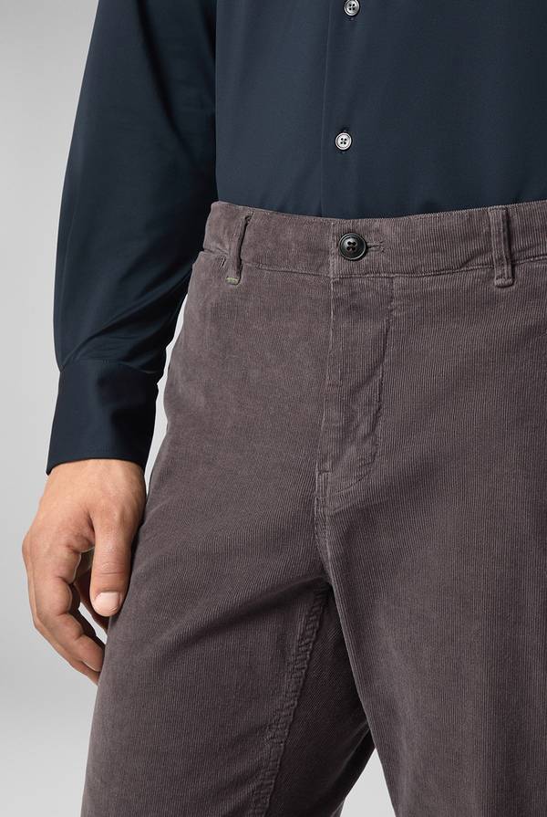 Pal Zileri Pantaloni chino tinti in capo in cotone corduroy In Vendita