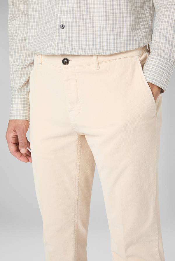 Pal Zileri Pantaloni chino tinti in capo in cotone corduroy Saldi