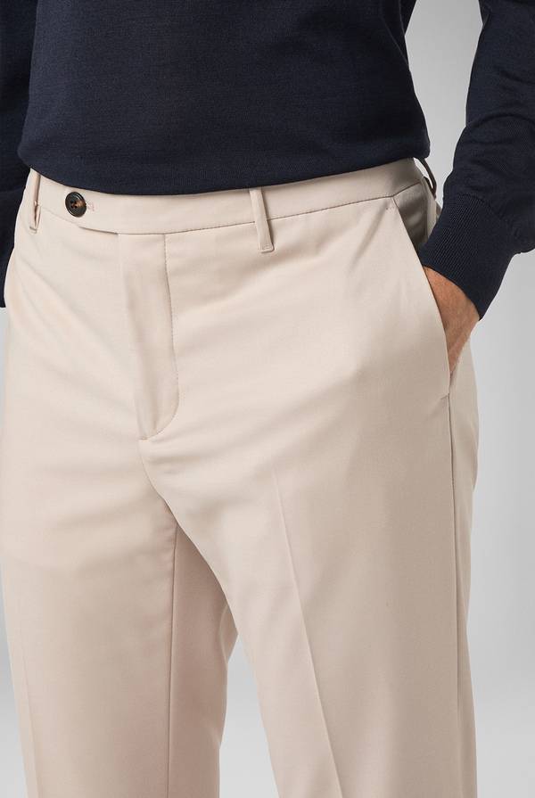 Pal Zileri Pantaloni chino in tencel stretch Vendita Calda