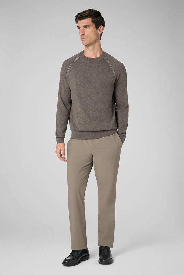 Pal Zileri Pantaloni in pura lana con coulisse regolabile Vendite Flash