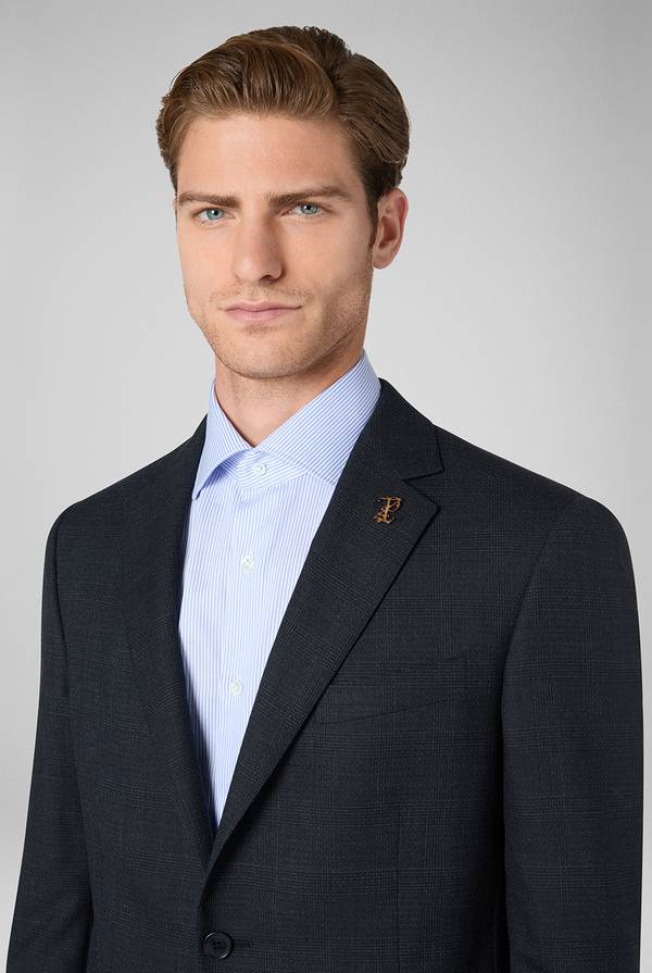 Pal Zileri Abito Palladio in lana stretch con motivo Principe di Galles Vendita