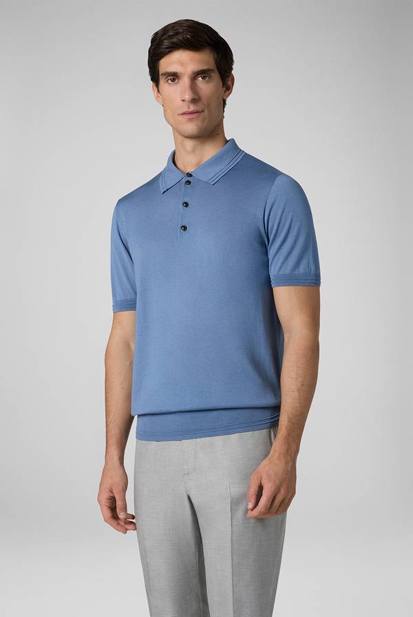 Pal Zileri Polo in cotone e tencel Online