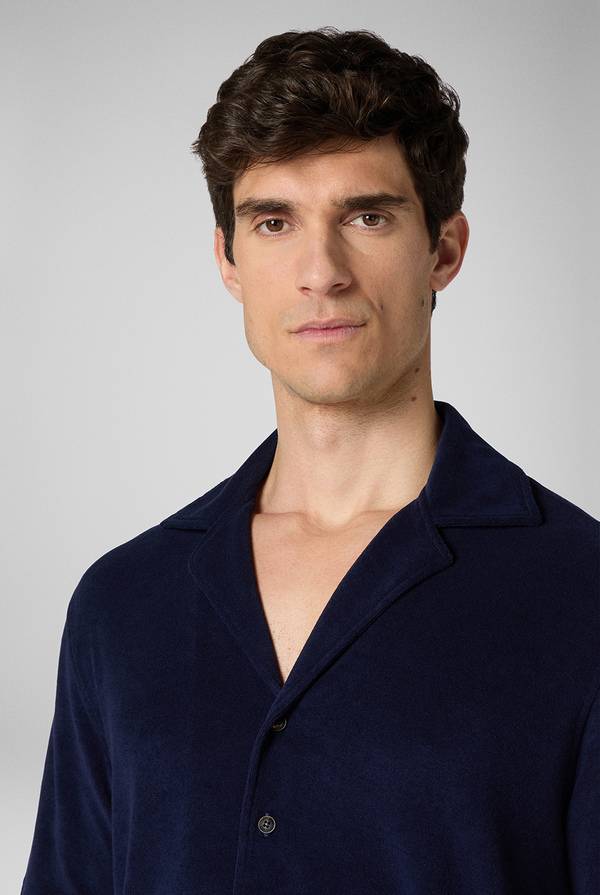Pal Zileri Camicia bowling in jersey Fino al 60% di sconto
