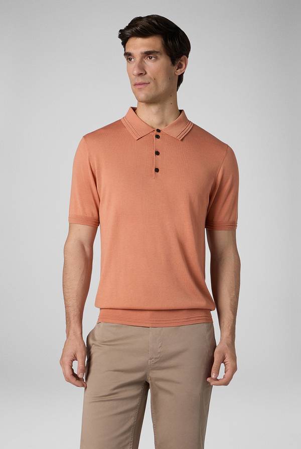 Pal Zileri Polo in cotone e tencel In Vendita