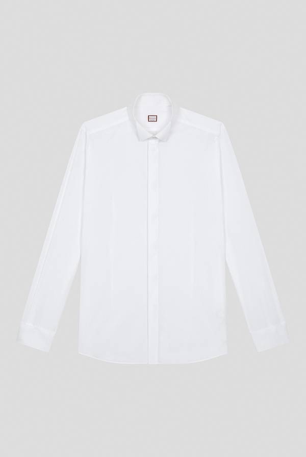 Pal Zileri Camicia Cerimonia bianca con collo smoking