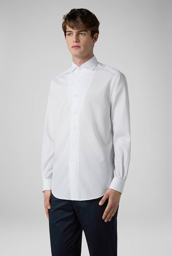 Pal Zileri Camicia bianca in cotone Nuova