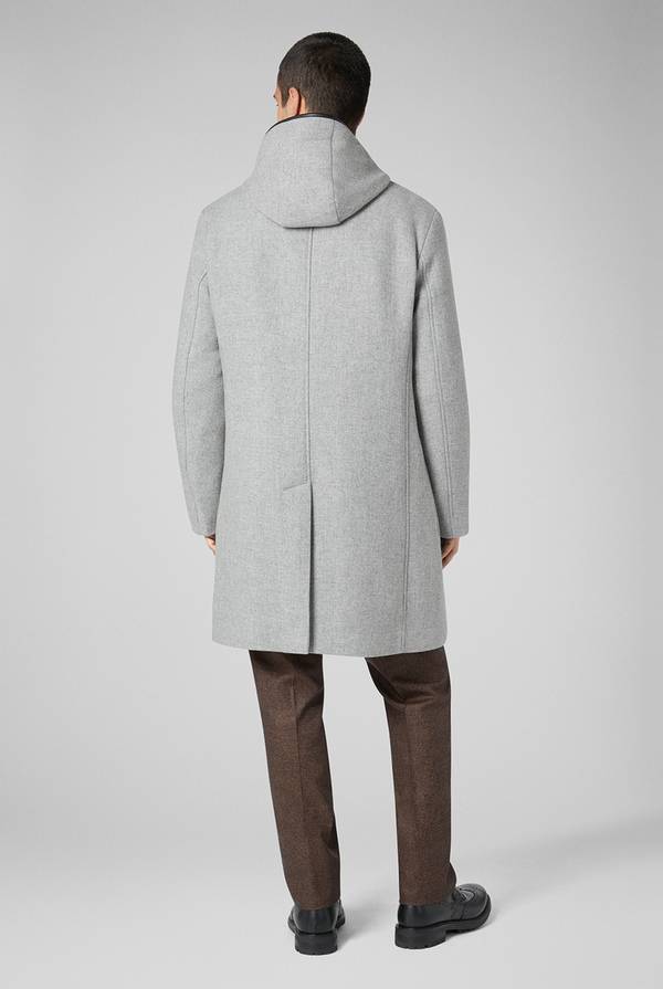 Pal Zileri Car coat reversibile con dettagli in pelle Vendita