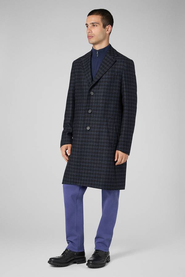 Pal Zileri Cappotto pied de poule Spedizione Gratuita