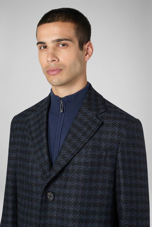 Pal Zileri Cappotto pied de poule Spedizione Gratuita