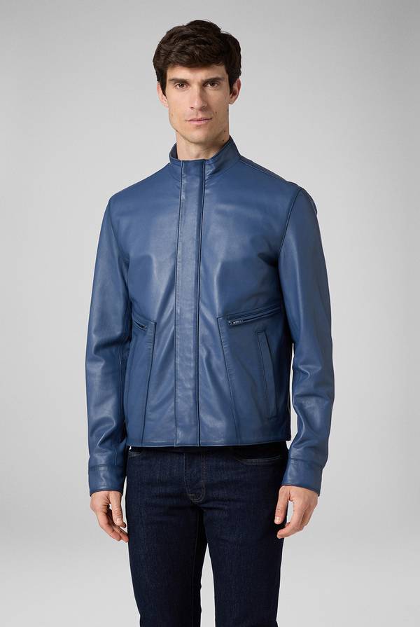 Pal Zileri Biker in nappa color anice Qualità Garantita