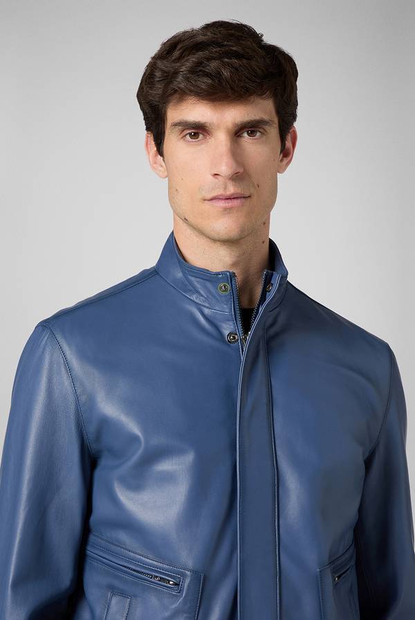 Pal Zileri Biker in nappa color anice Qualità Garantita