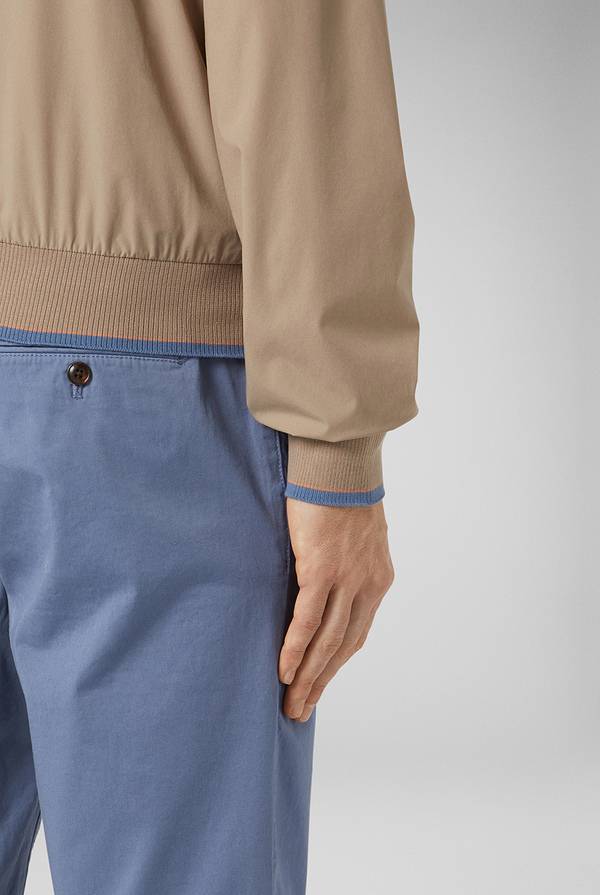 Pal Zileri Bomber in soft shell color tortora Negozi Online