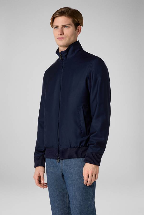Pal Zileri Bomber in lana resistente all'acqua Presa