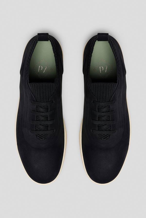 Pal Zileri Sneakers in pelle calzata a calzino Offerte